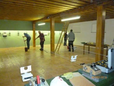 Foto Putzaktion nach Umbauarbeiten Dezember 2016