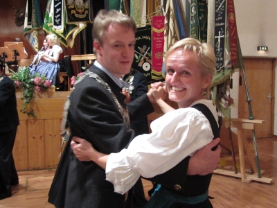 Foto auf dem Gauschützenball in Oberammergau