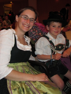 Foto auf dem Gauschützenball in Oberammergau