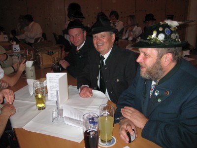 Foto auf dem Gauschützenball in Krün