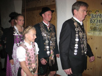 Foto auf dem Gauschützenball in Krün