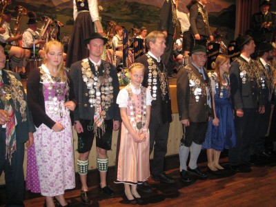 Foto auf dem Gauschützenball in Krün