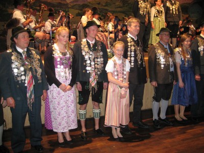 Foto auf dem Gauschützenball in Krün