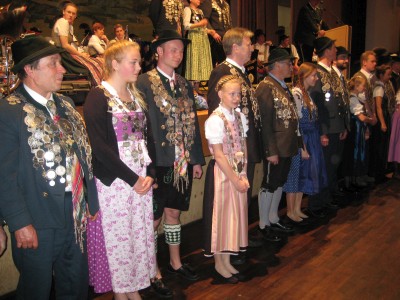 Foto auf dem Gauschützenball in Krün