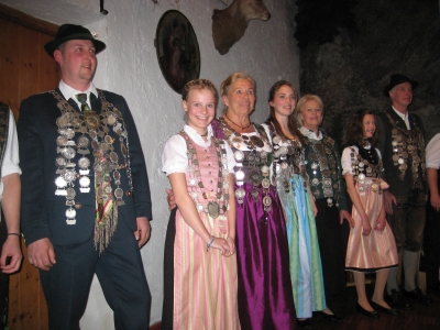 Foto auf dem Gauschützenball in Garmisch