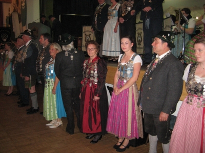 Foto auf dem Gauschützenball in Farchant
