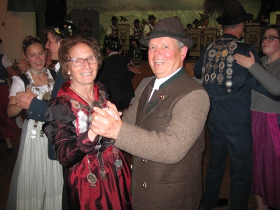 Foto auf dem Gauschützenball in Farchant