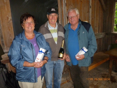 Foto mit den Siegern des Kegelturniers