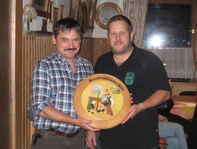 Foto mit dem Sieger vom Sommerschießen