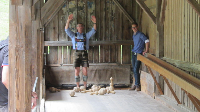 Foto mit den Siegern des Kegelturniers