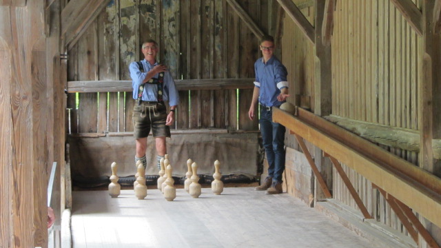 Foto mit den Siegern des Kegelturniers