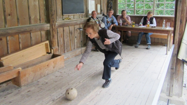 Foto mit den Siegern des Kegelturniers