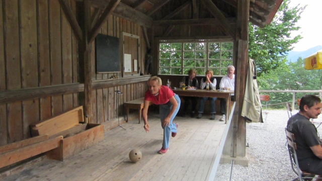 Foto mit den Siegern des Kegelturniers