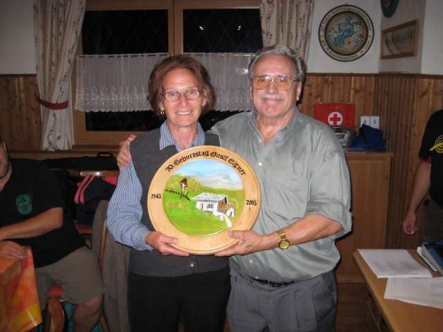 Foto mit Gustl Eigner und Helga Strasser