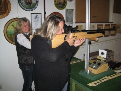 Foto der Gastschützen in Aktion