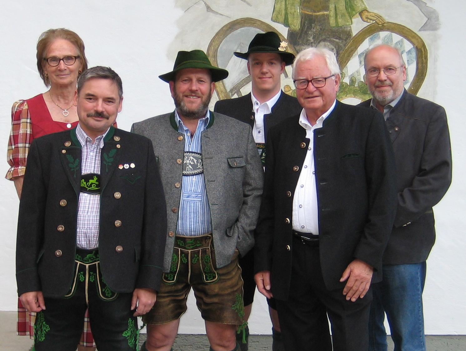 Foto von der neuen Vorstandschaft