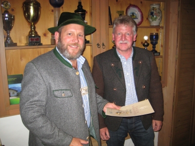 Foto von den Ehrungen bei der Generalversammlung