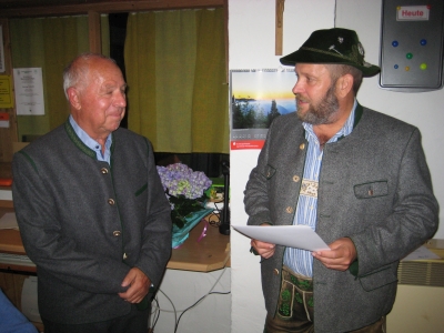 Foto von den Ehrungen bei der Generalversammlung