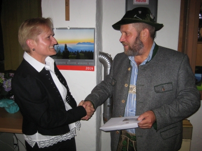 Foto von den Ehrungen bei der Generalversammlung