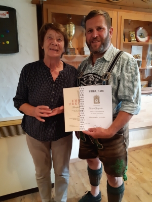 Foto von den Ehrungen bei der Generalversammlung