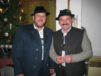 Foto Hans Steinbrecher mit Hermann Zimmermann