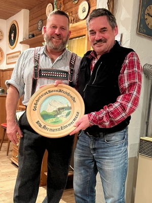 Foto Vorstand: Hans Steinbrecher, Scheibengewinner: Hermann Zimmermann