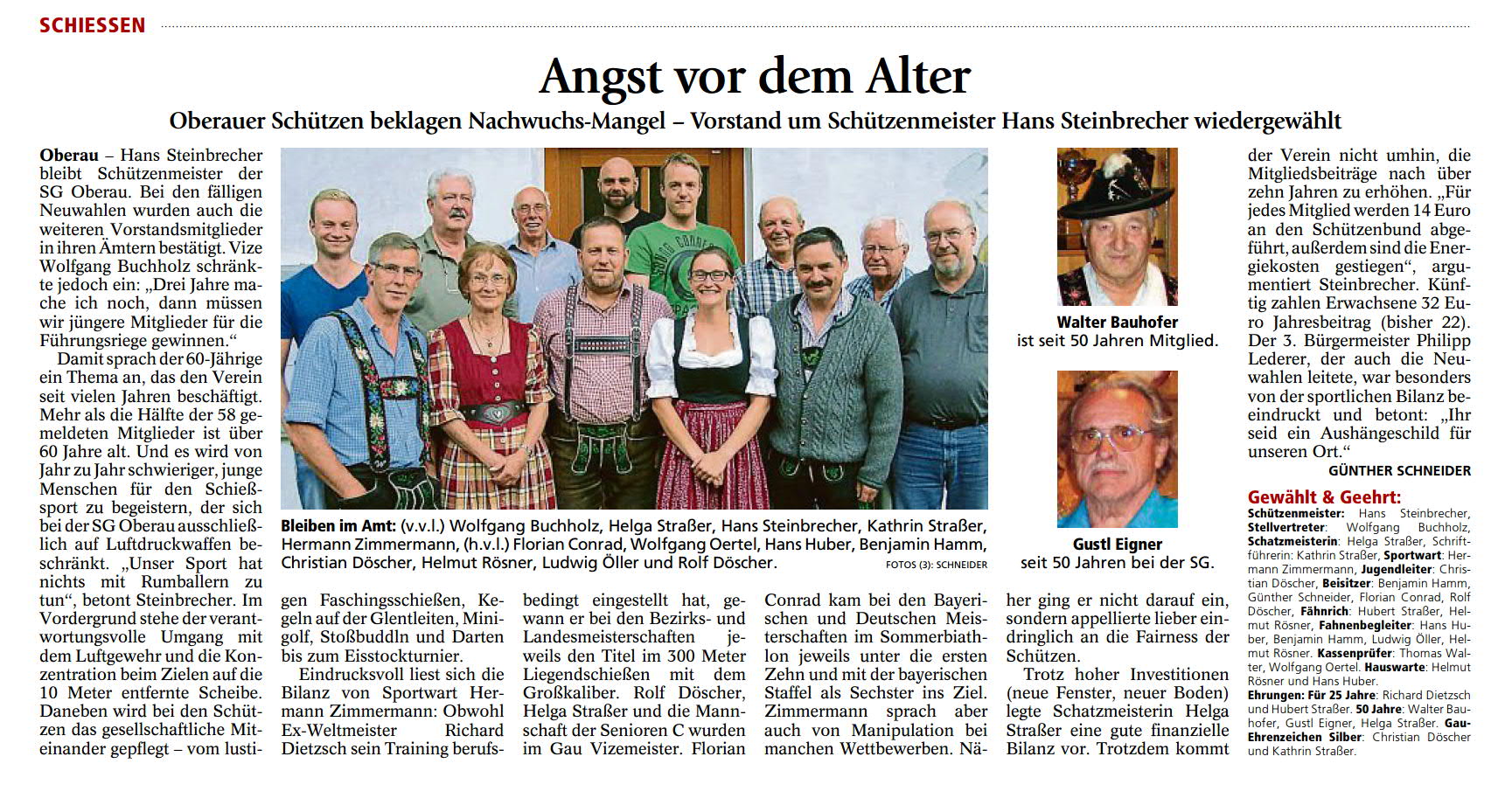 Artikel im Garmisch-Partenkirchner Tagblatt