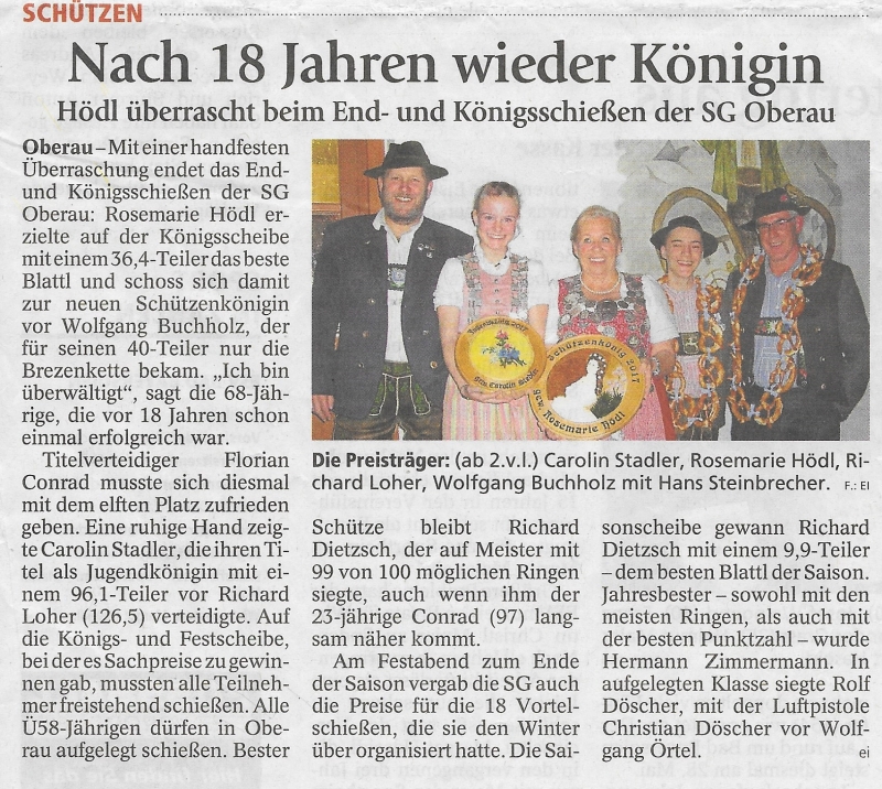 Artikel im Garmisch-Partenkirchner Tagblatt