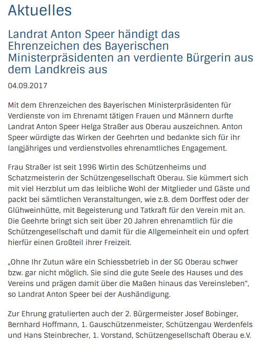 Artikel des Landratsamtes Ga.-Pa. unter www.lra-gap.de