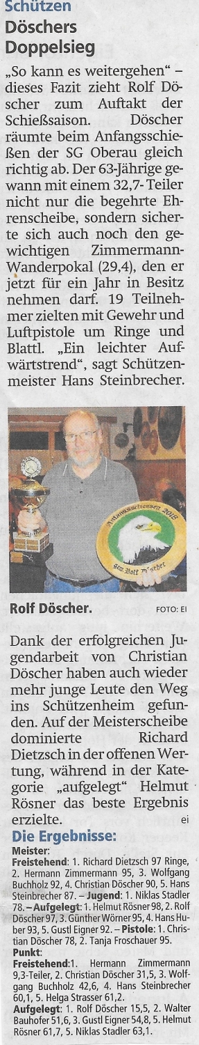 Artikel im Garmisch-Partenkirchner Tagblatt