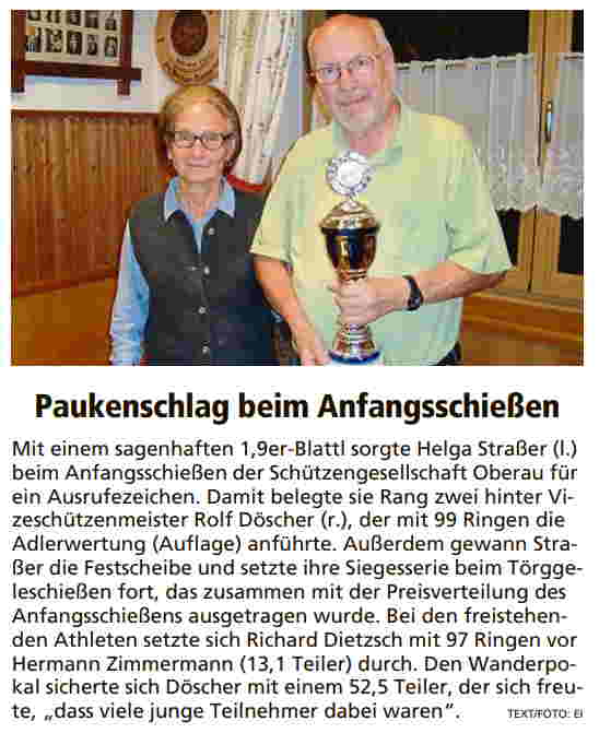 Garmisch-Partenkirchner Tagblatt im 7. Nov. 2023