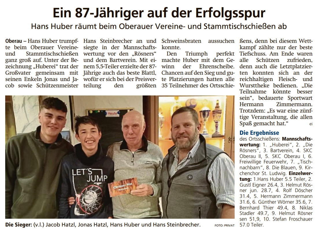 Garmisch-Partenkirchner Tagblatt im 21. Dez. 2023